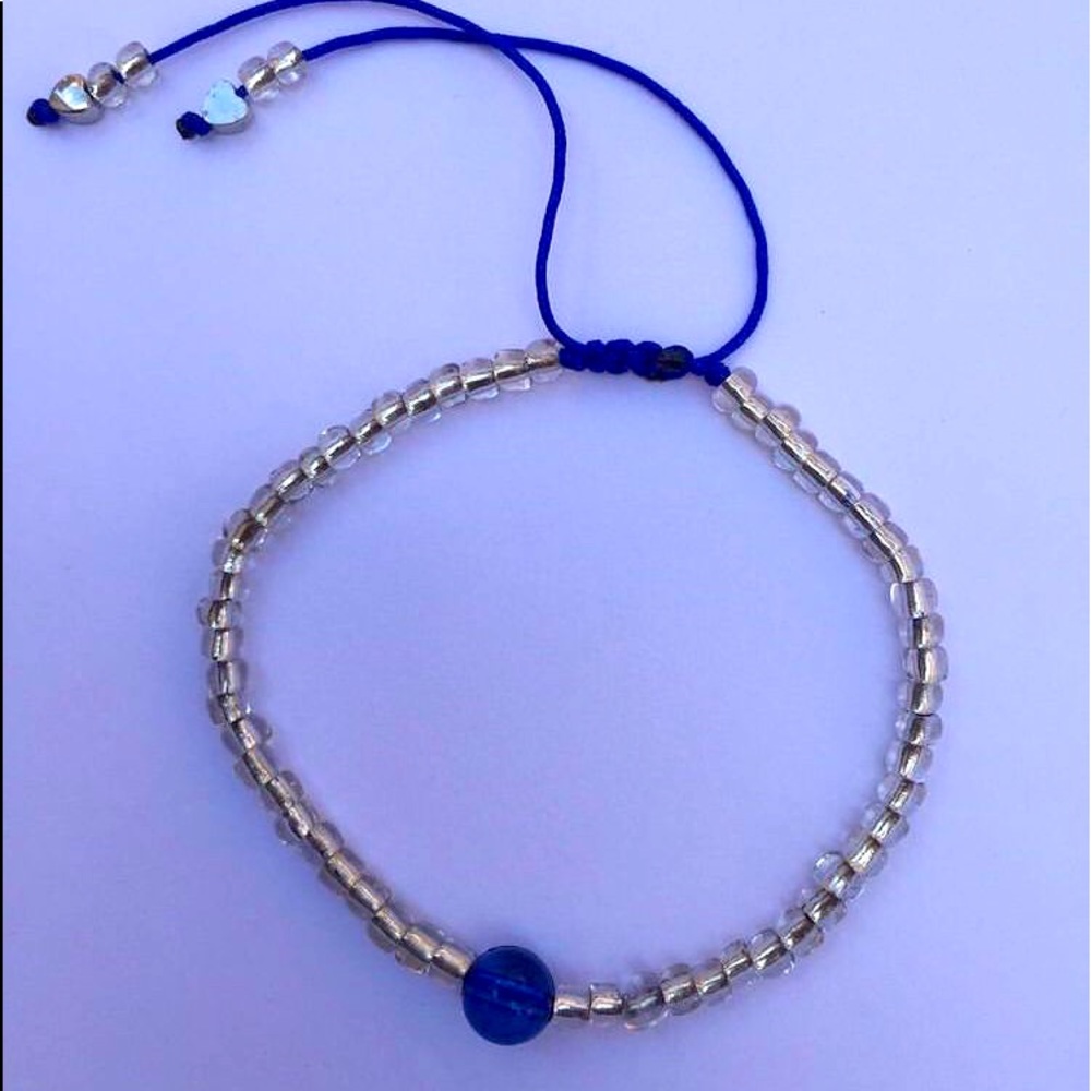Blue bracelet